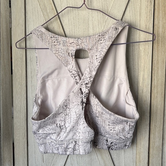 White and Black Graphic Bra Top - Picture 3 of 5